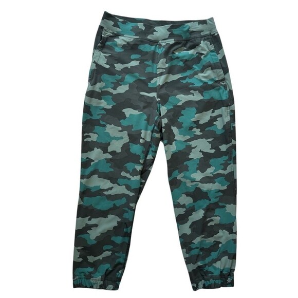 Lululemon Adapted State High Rise Jogger Crop 23” Camo Tidewater Teal Size 6 - Picture 10 of 10